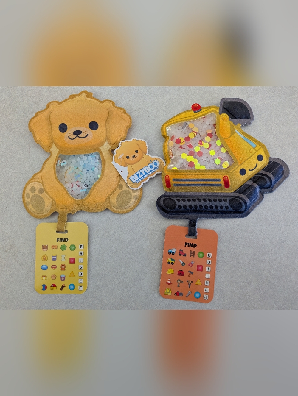 Set Of 2 Bizyboo Seek N Find Busy Bags Bloopy And Scoops